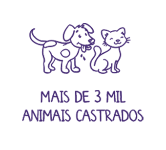 mais de 3 mil animais cadastrados