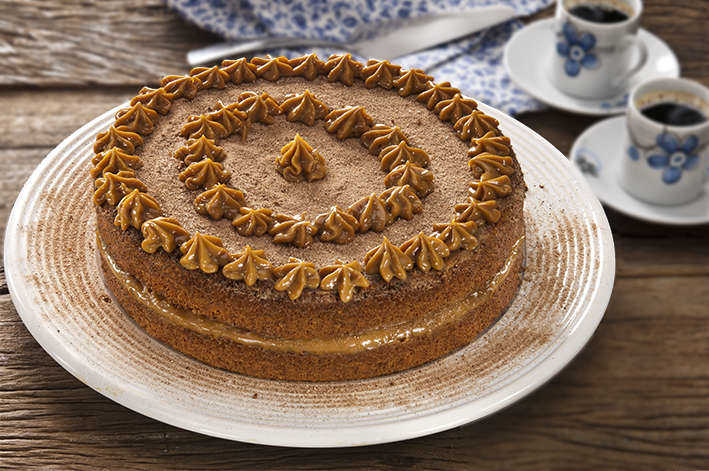 imagem de um bolo de churros 
