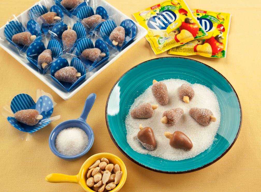 imagem de docinhos de caju