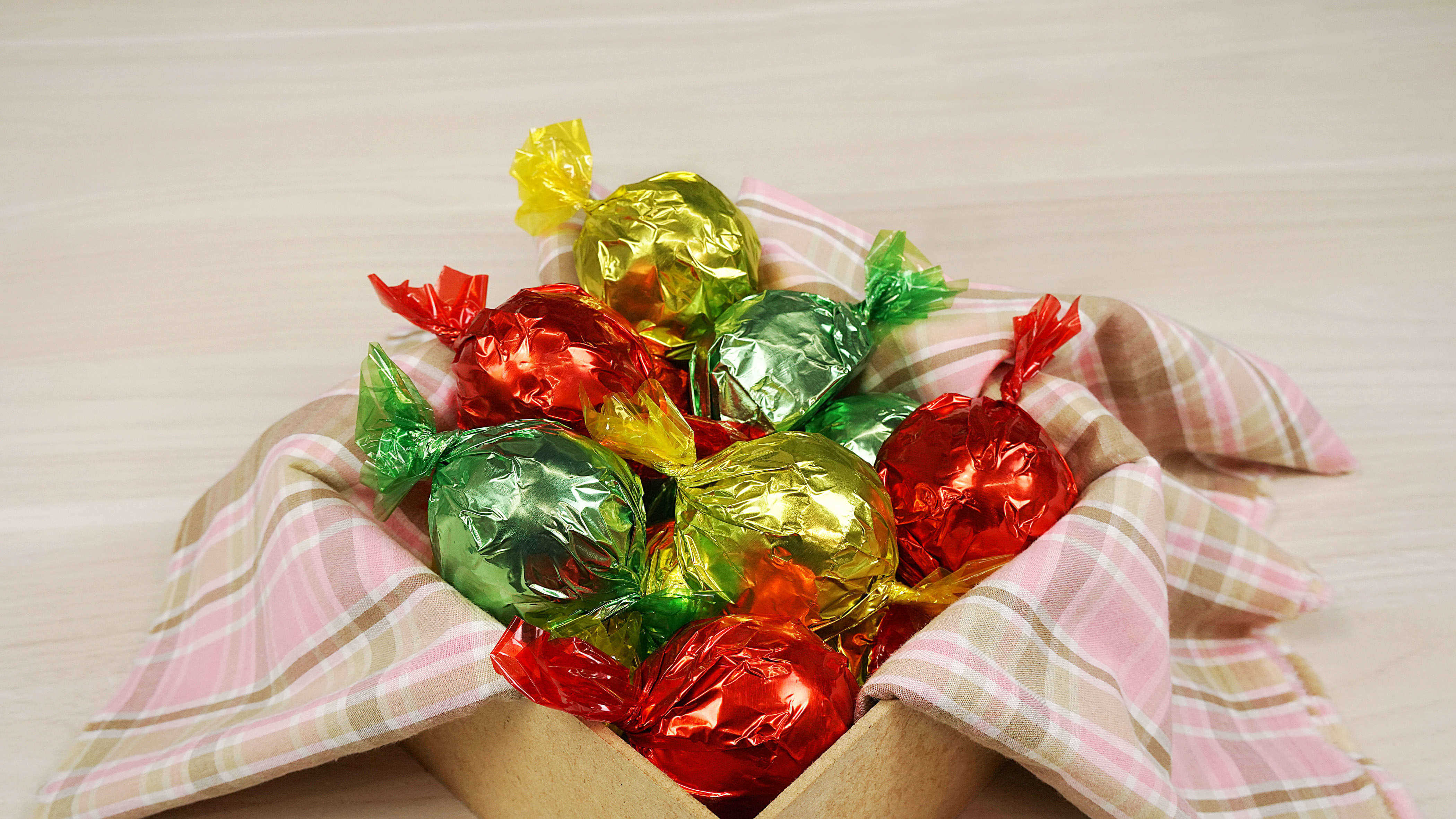 imagem de bombons de chocolate