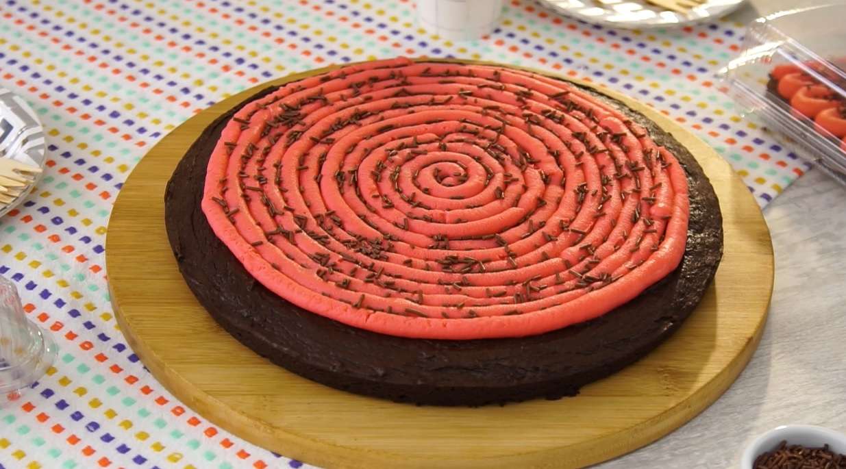 Pizza de brownie Sensação com MID®